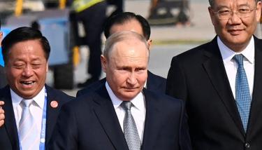 Tổng thống Nga Putin trong chuyến công du tới Bắc Kinh