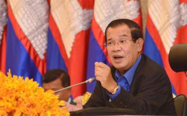 Chủ tịch Thượng viện Campuchia Hun Sen.