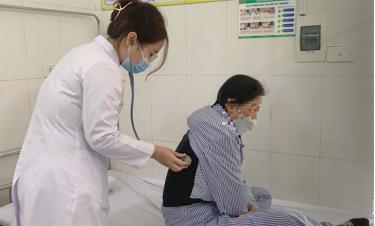 Bệnh nhân mắc bệnh phổi mô kẽ điều trị tại Bệnh viện Phổi Trung ương.
