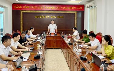 Huyện Yên Bình tổ chức Hội nghị đánh giá kết quả thu ngân sách các tháng đầu năm, triển khai nhiệm vụ những tháng còn lại của năm.