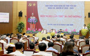 Hội Nghị Ban Chấp hành mở rộng cuối tháng 4/2025 dành nhiều thời gian thảo luận tiếp tục sắp xếp tổ chức bộ máy của hệ thống chính trị, sắp xếp đơn vị hành chính và tổ chức chính quyền địa phương 2 cấp.