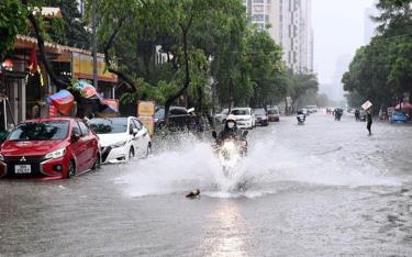 Cuối tuần không khí lạnh gây mưa diện rộng.