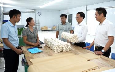 Sản phẩm tơ tằm sản xuất tại Công ty cổ phần Dâu tằm tơ Yên Bái đã xuất khẩu sang Trung Quốc, Ấn Độ.
