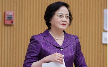 Bộ trưởng Nội vụ Phạm Thị Thanh Trà.