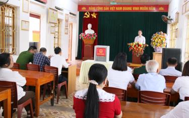 Xã Phú Thịnh, huyện Yên Bình tổ chức Hội nghị lấy ý kiến Nhân dân tham gia vào Đề án sáp nhập tỉnh và đơn vị hành chính cấp xã vào ngày 24/4 vừa qua.