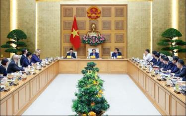 Cuộc làm việc nhằm lắng nghe, giải quyết các vướng mắc, đề xuất giải pháp thúc đẩy hợp tác đầu tư, kinh doanh Việt Nam - Hoa Kỳ.
