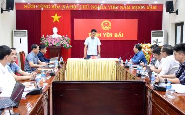Đồng chí Nguyễn Thế Phước - Phó Chủ tịch Thường trực UBND tỉnh chủ trì cuộc họp với Công ty cổ phần Foodinco Quy Nhơn về tiến độ Dự án Khu đô thị mới, khu đô thị sinh thái Thịnh Hưng 1 và Thịnh Hưng 2.