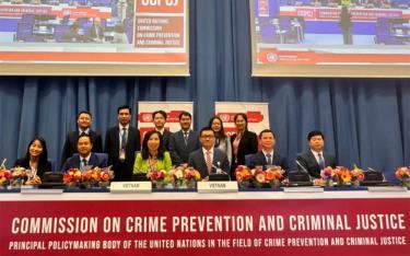 Đoàn Việt Nam tại kỳ họp CCPCJ34 tại Vienna, Áo, ngày 19/5.