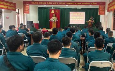 Quang cảnh khai mạc huấn luyện