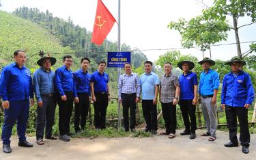 Ra mắt công trình “Đường cờ thanh niên” tại xã Pa Lau, dafabet Trạm Tấu