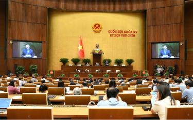 Quang cảnh Kỳ họp thứ  9 - Quốc hội khóa XV