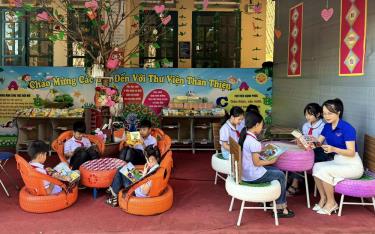 Thiếu nhi Yên Bái hưởng ứng Ngày Sách và Văn hóa đọc Việt Nam năm 2025.