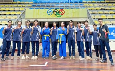 Đoàn vận động viên tỉnh Yên Bái tham gia Giải vô địch Vovinam miền Bắc 2025