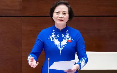 Bộ trưởng Nội vụ Phạm Thị Thanh Trà.