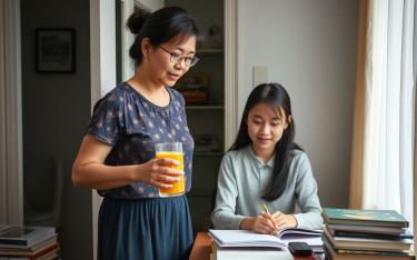 Các phụ huynh chú ý bổ sung nhiều nước hoa quả cho các con học tập và ôn luyện trong mùa nắng nóng.