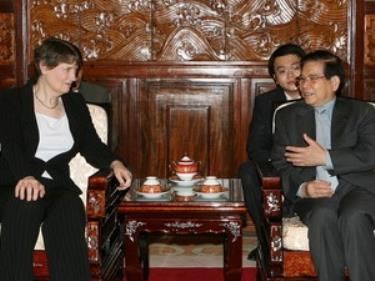 Chủ tịch nước tiếp bà Helen Clark - Tổng Giám đốc UNDP.