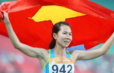 Trương Thanh Hằng - ngôi sao duy nhất của Điền kinh Việt Nam tại giải vô địch Châu Á.