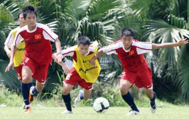 U23 Việt Nam đang tích cực tập luyện.