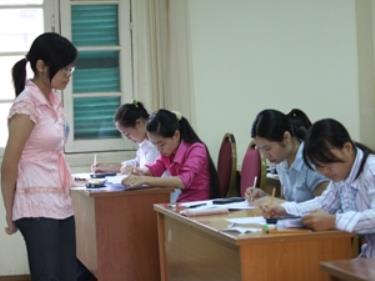 Thí sinh dự thi đại học.