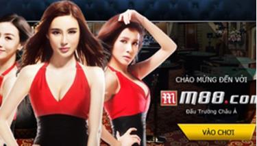 Giao diện trang web M88.com