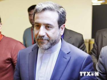 Trưởng đoàn đàm phán của Iran Abbas Araghchi tới Vienna dự đàm phán ngày 16/5.