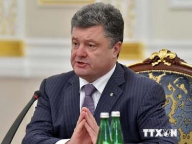 Tổng thống Ukraine Petro Poroshenko.
