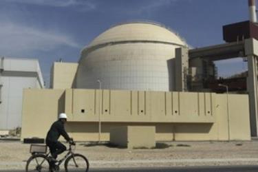 Lò phản ứng nhà máy điện hạt nhân ở Bushehr, Iran.