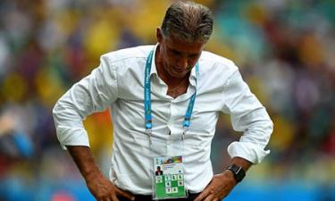 HLV Carlos Queiroz của đội tuyển Iran. HLV Carlos Queiroz của đội tuyển Iran.
