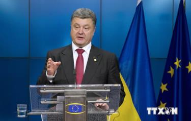 Tổng thống Ukraine Petro Poroshenko.