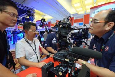 Nhiều thiết bị hiện đại được giới thiệu tại BroadcastAsia 2015.