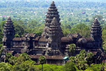 Quần thể kiến trúc Angkor Wat của Campuchia