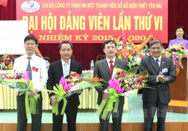 Ban Chi ủy Chi bộ Công ty XSKT Yên Bái, nhiệm kỳ 2015 - 2020.