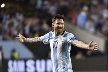 Tuyển thủ Argentina Lionel Messi.