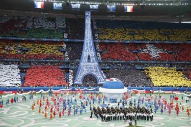 Lễ khai mạc Euro 2016 tại sân vận động Stade de France.