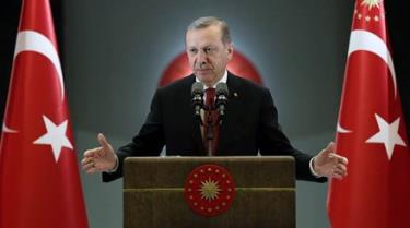 Tổng thống Thổ Nhĩ Kỳ  Recep Tayyip Erdogan. 
