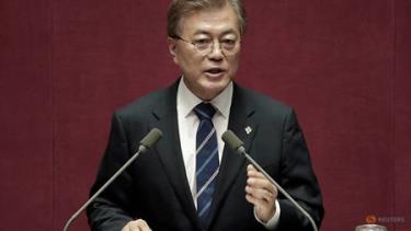 Tổng thống Hàn Quốc Moon Jae-in.