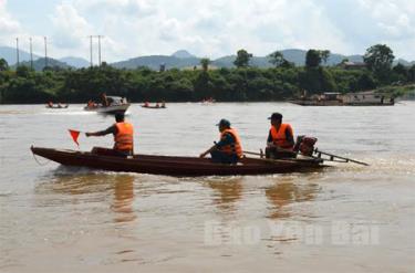 Diễn tập có một phần thực binh. Ảnh minh họa