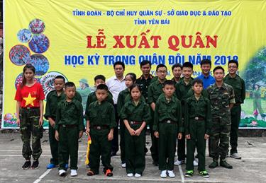 Tham gia Học kỳ trong quân đội đợt 2 năm 2018 có 76 chiến sỹ 