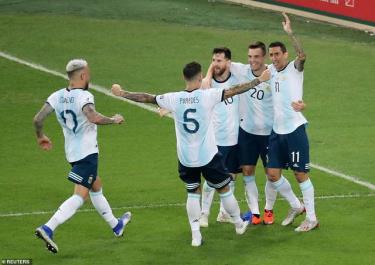 Argentina đã phục hận thành công thất bại 1-3 trước Venezuela ở trận giao hữu