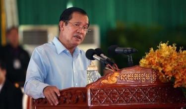 Thủ tướng Campuchia Samdech Techo Hun Sen.