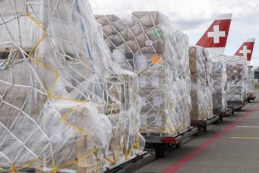 Chuyển hàng viện trợ nhân đạo của Thụy Sỹ gửi tới Venezuela.