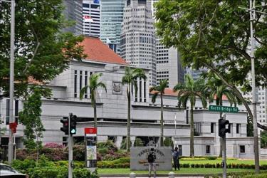 Tòa nhà Quốc hội Singapore tại thủ đô Singapore.