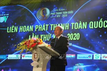 Phó Thủ tướng Thường trực Chính phủ Trương Hòa Bình phát biểu tại đêm khai mạc liên hoan.