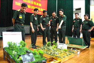 Hội thi sáng kiến, cải tiến, mô hình trang thiết bị huấn luyện hậu cần trong lực lượng vũ trang tỉnh.