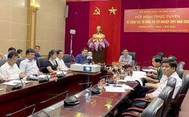 Quang cảnh Hội nghị tại điểm cầu Yên Bái.