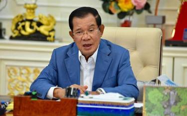 Thủ tướng Campuchia Samdech Techo Hun Sen.