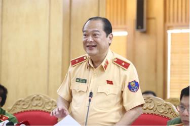 Thiếu tướng Lê Xuân Đức - phó cục trưởng Cục Cảnh sát giao thông