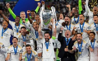 Real Madrid vô địch Champions League 2023/24.