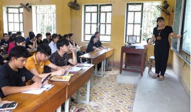 Cô và trò Trường THCS&THPT Nghĩa Tâm, huyện Văn Chấn tích cực ôn luyện chuẩn bị cho kỳ thi tốt nghiệp THPT năm 2024.