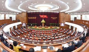 Toàn cảnh Hội nghị lần thứ 9 Ban Chấp hành Trung ương Đảng khóa XIII.
